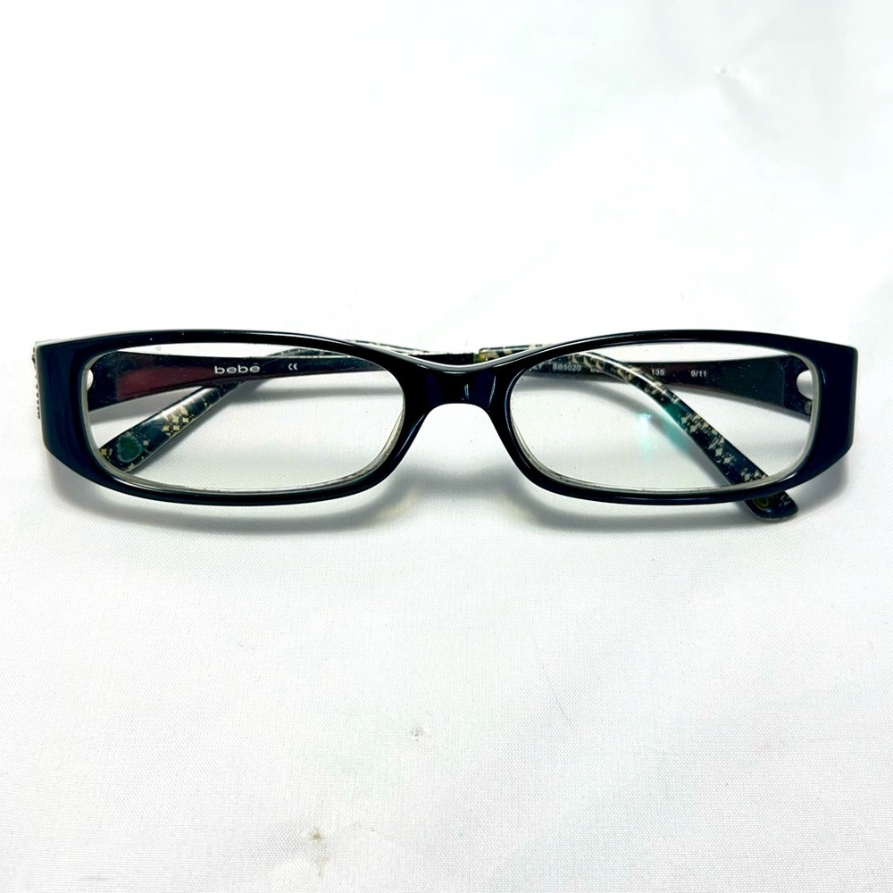 bebe Breezy Snakeskin Eyeglasses - Frames Only